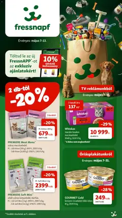 Fressnapf - Fressnapf akciós újság megtekintése, amely érvényes 2026.05.07.-től