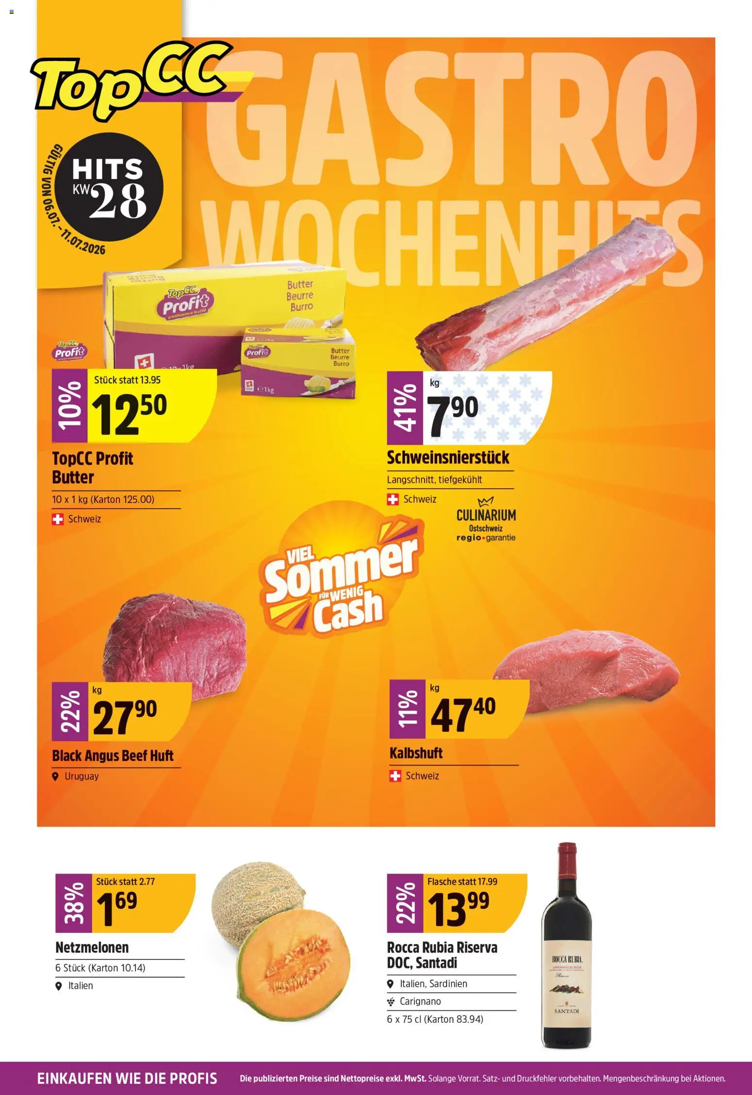Vorschau des Merkblatts TopCC aktionen vom Shop TopCC gültig von 06.07.2026 bis 11.07.2026