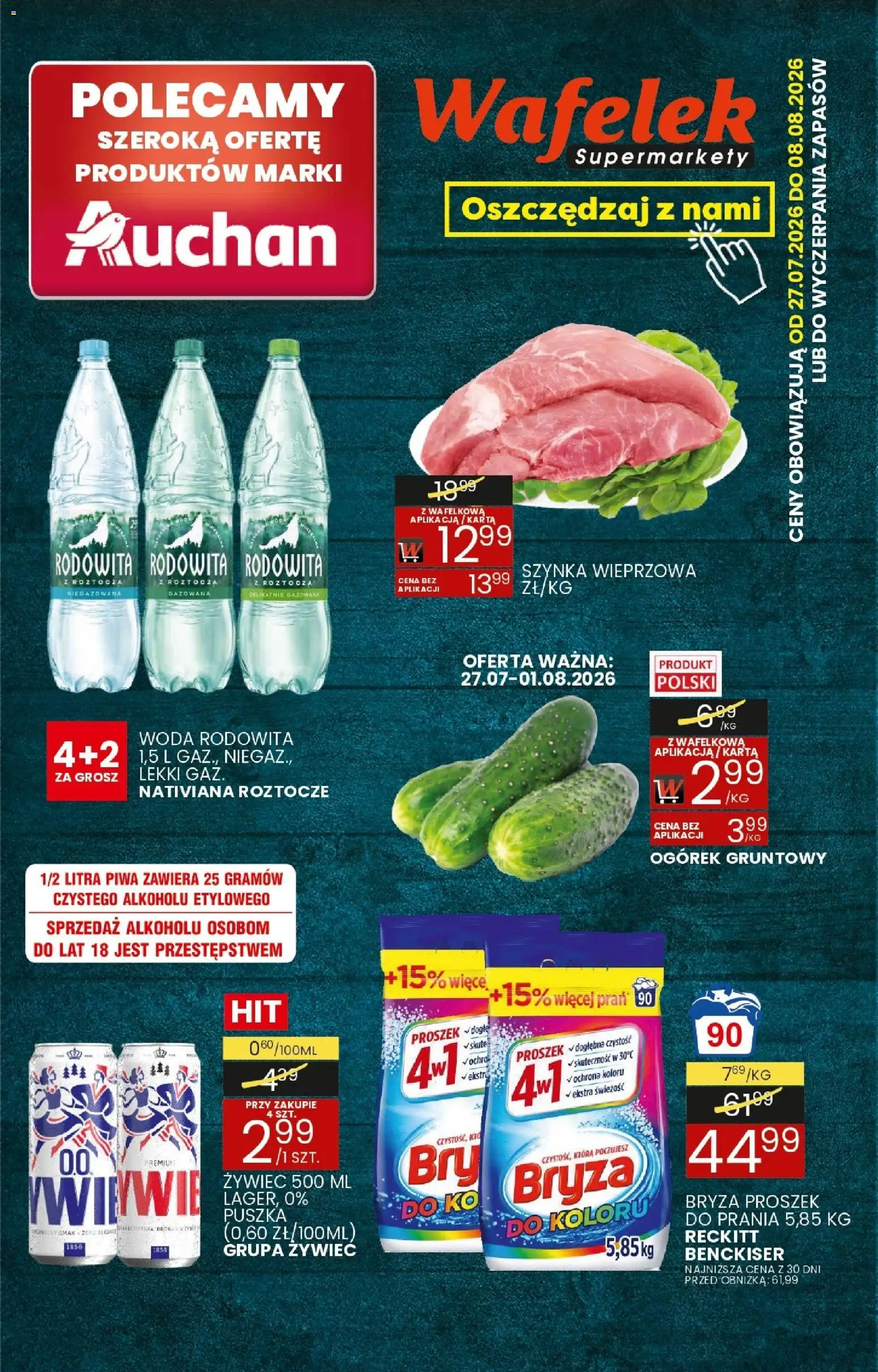 Pogląd gazetki "Wafelek gazetka" ze sklepu Wafelek ważnej od 27.07.2026