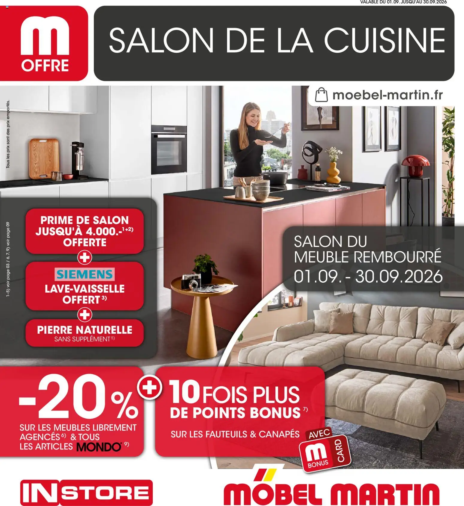 Prévisualisation de Möbel Martin catalogue du magasin Möbel Martin formulaire valide 01/09/2026