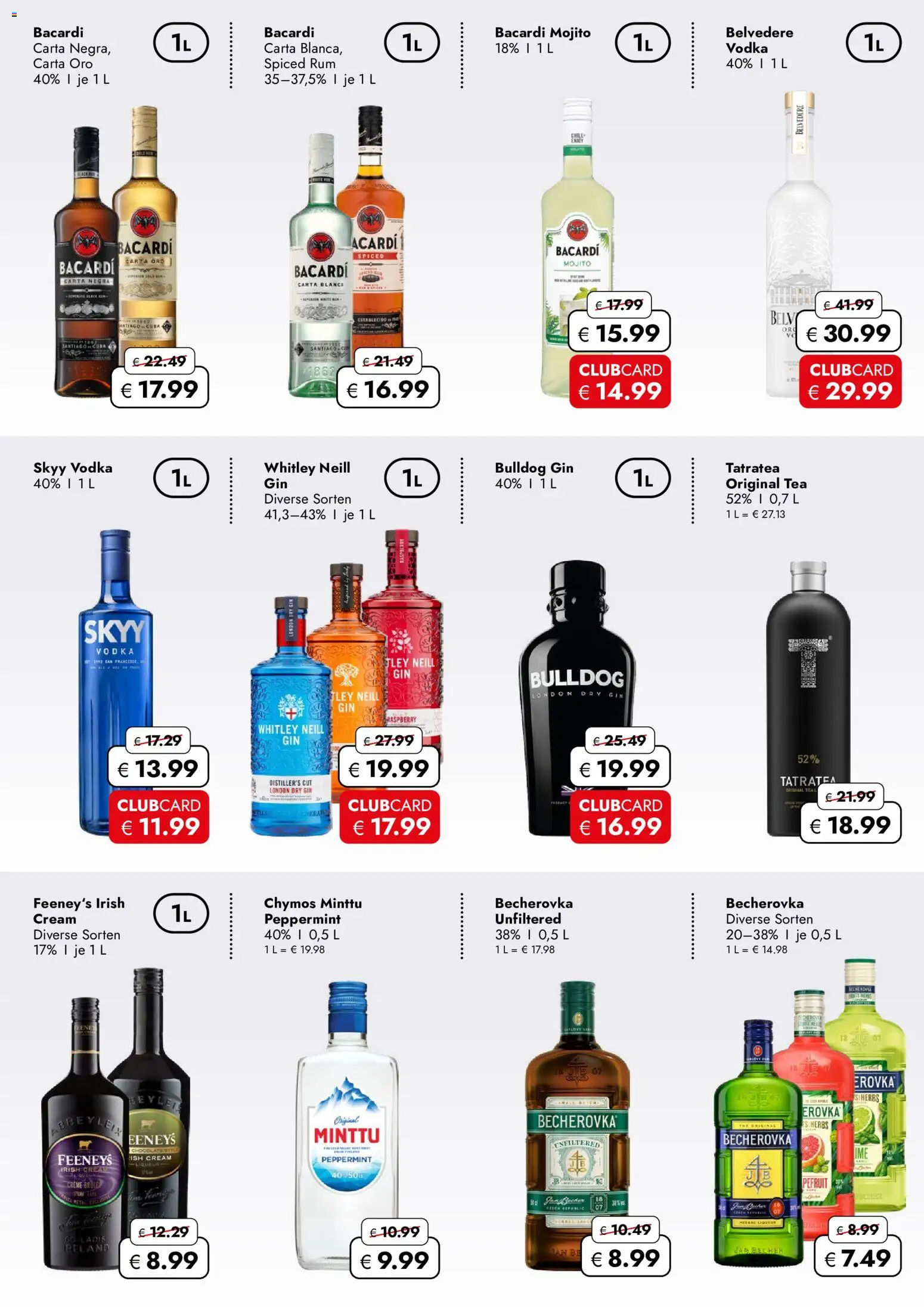 Vorschau von dem Prospekt des Geschäftes Travel Free, gültig ab dem 04.09.2026 - Gin, Bacardi, Vodka, Rum, Creme