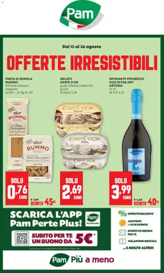 Anteprima dell'opuscolo PAM volantino dal negozio PAM valido da 13/08/2026