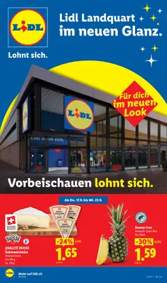 Vorschau des Merkblatts Lidl aktionen Landquart vom Shop Lidl gültig von 17.09.2026 bis 23.09.2026