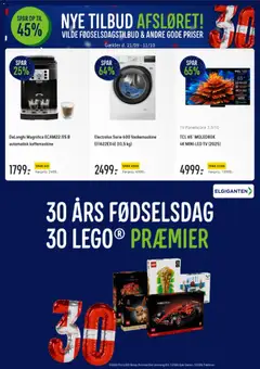 Eksempel på tilbudsavis Elgiganten - Tilbudsavis - 30 ÅRS FØDSELSDAG fra butik Elgiganten gyldig fra 21/09/2026
