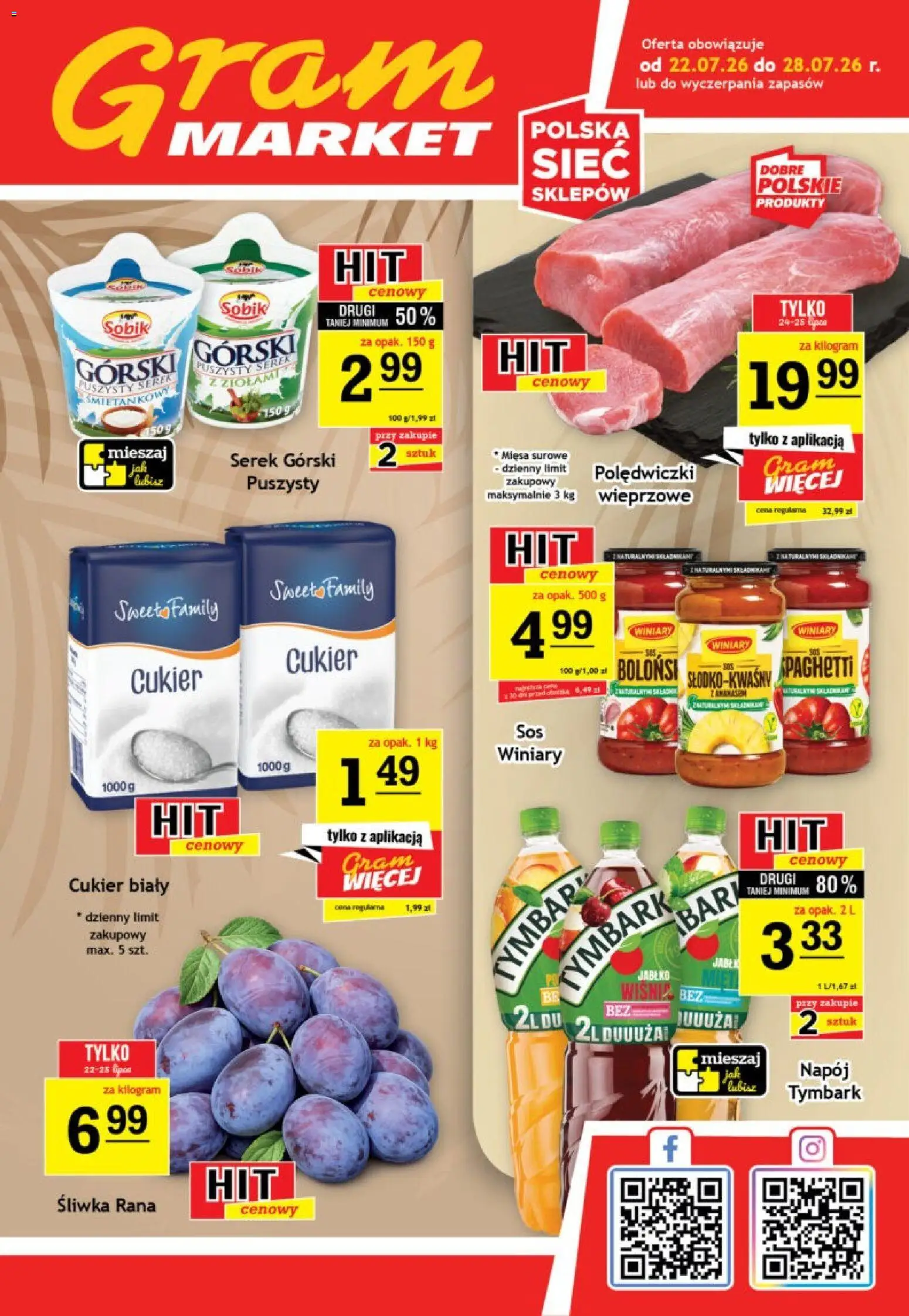 Pogląd gazetki "Gram Market gazetka" ze sklepu Gram Market ważnej od 22.07.2026