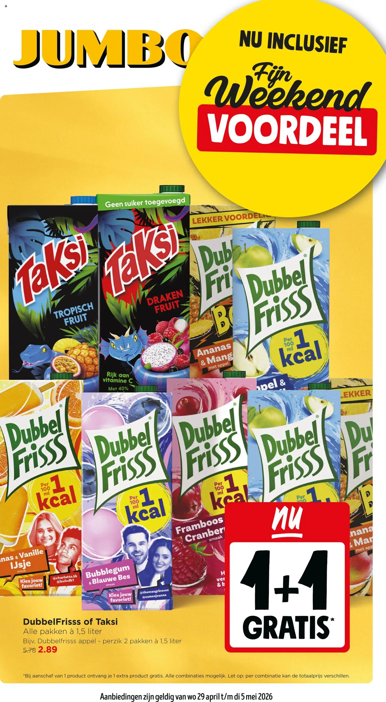 Voorbeeld van Jumbo folder week van winkel Jumbo geldig vanaf 29-04-2026