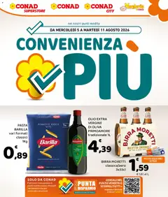 Anteprima dell'opuscolo Conad volantino Convenienza Più Sicilia dal negozio Conad valido da 05/08/2026