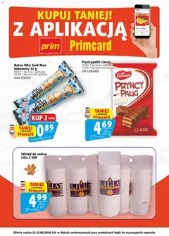 Pogląd gazetki "Prim Market promocje - Primcard" ze sklepu Prim Market ważnej od 11.06.2026