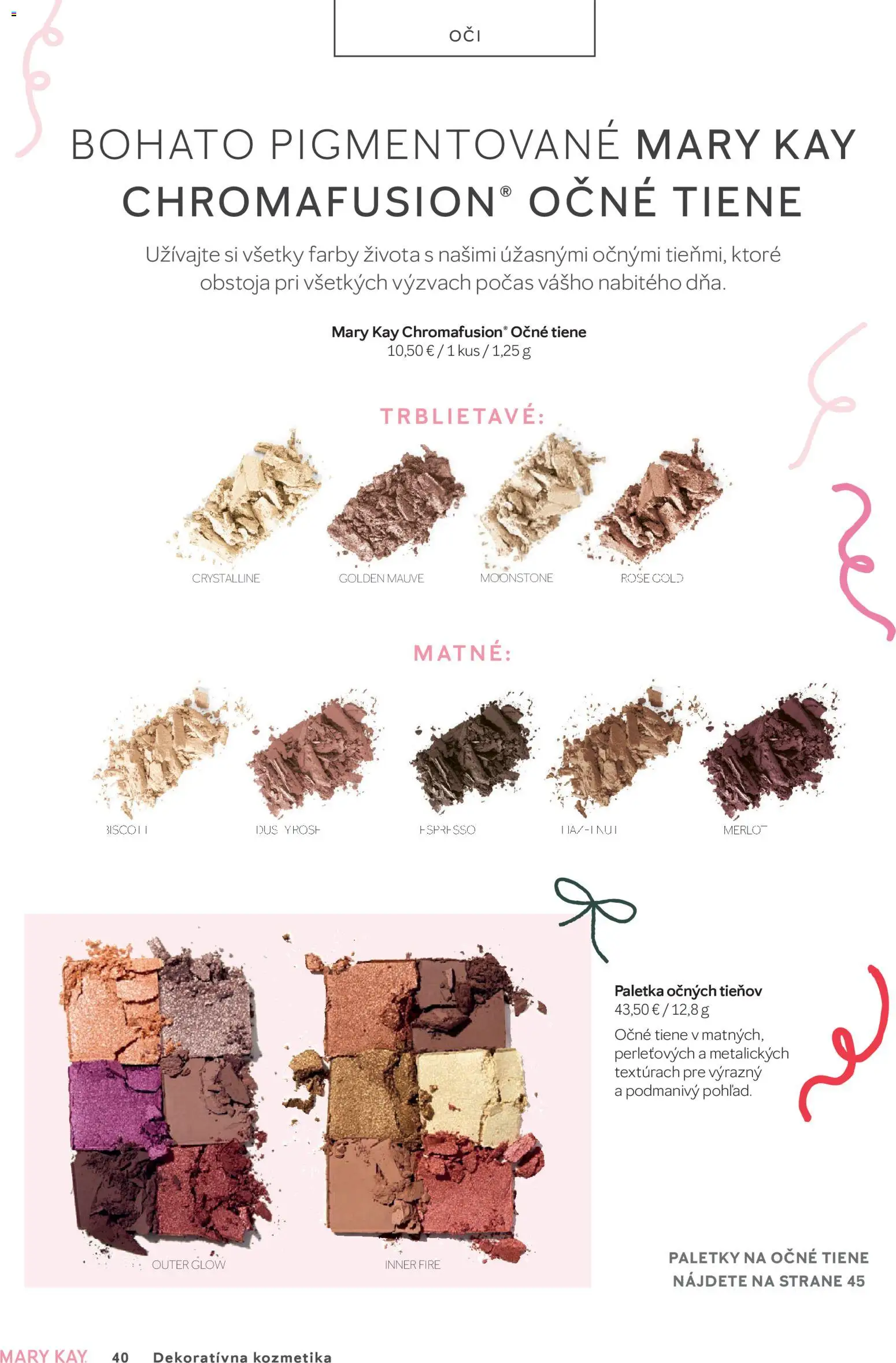 Náhľad Mary Kay letáku platného od 30.09.2026 - Očné tiene