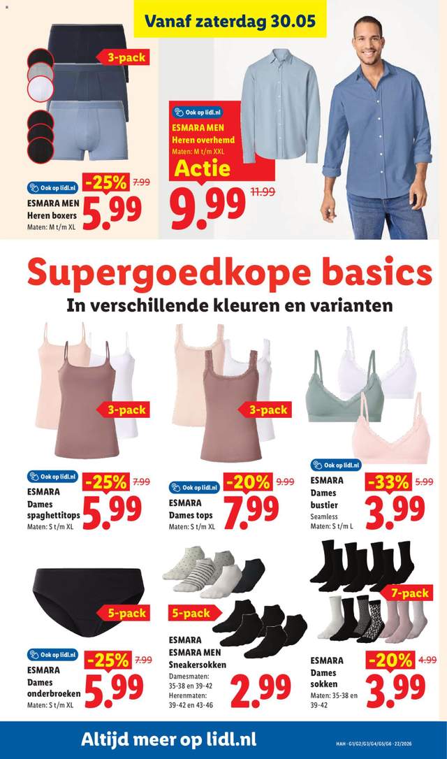 Nieuwe Lidl folder vanaf 25-05