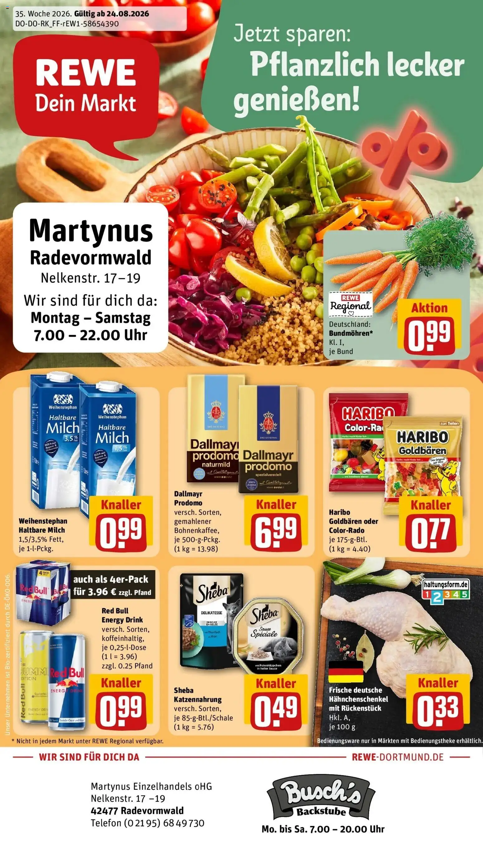 Vorschau von dem Prospekt des Geschäftes Rewe, gültig ab dem 24.08.2026