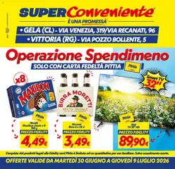 Anteprima dell'opuscolo SuperConveniente volantino Gela, Vittoria dal negozio SuperConveniente valido da 30/06/2026