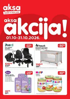 Pregled letka Katalog 10 2026 trgovine AKSA vrijedi od 01.10.2026