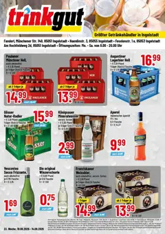 Vorschau von dem Prospekt des Geschäftes Trinkgut, gültig ab dem 10.08.2026