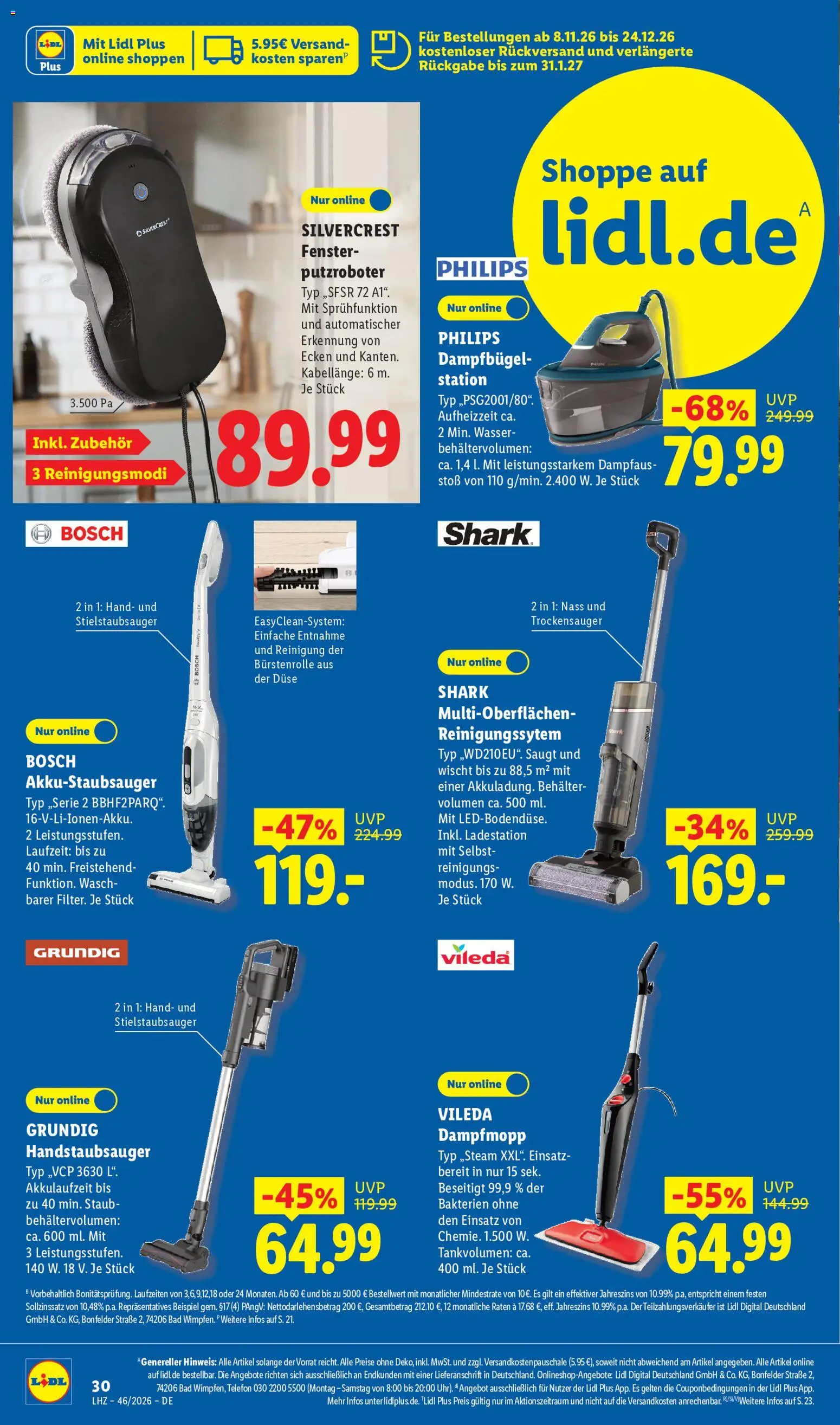 Vorschau von dem Prospekt des Geschäftes Lidl, gültig ab dem 09.11.2026
