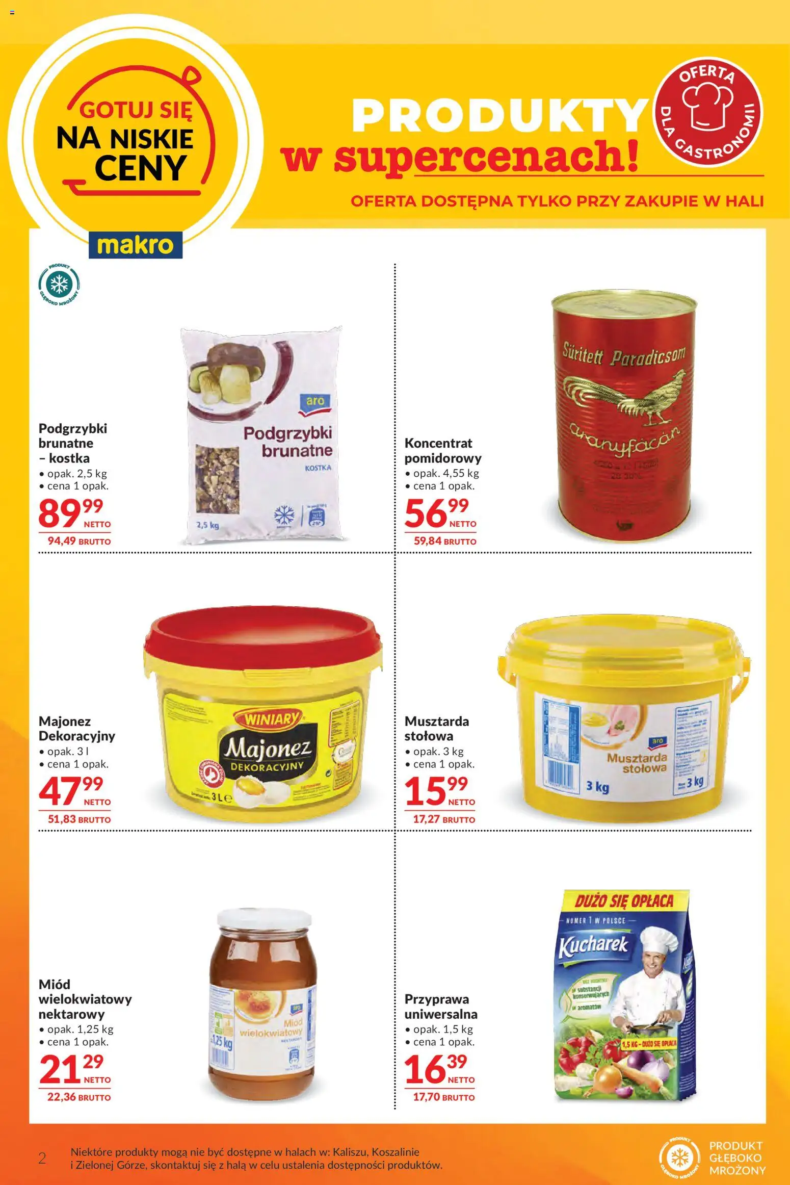 Pogląd gazetki "Makro gazetka - Oferta dla gastronomii" ze sklepu Makro ważnej od 29.09.2026