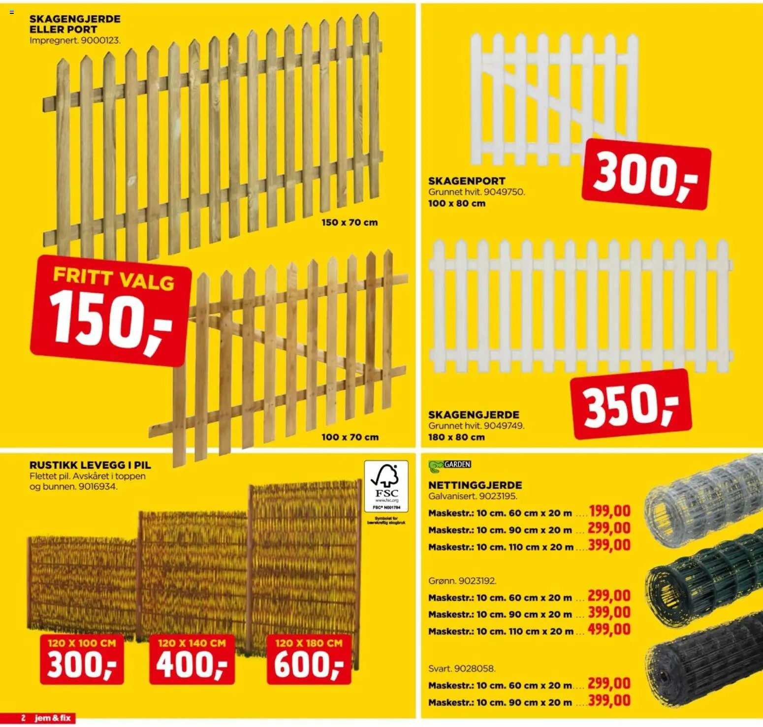 Forhåndsvis Jem & Fix kundeavis fra butikk Jem & Fix gyldig fra 06/09/2026