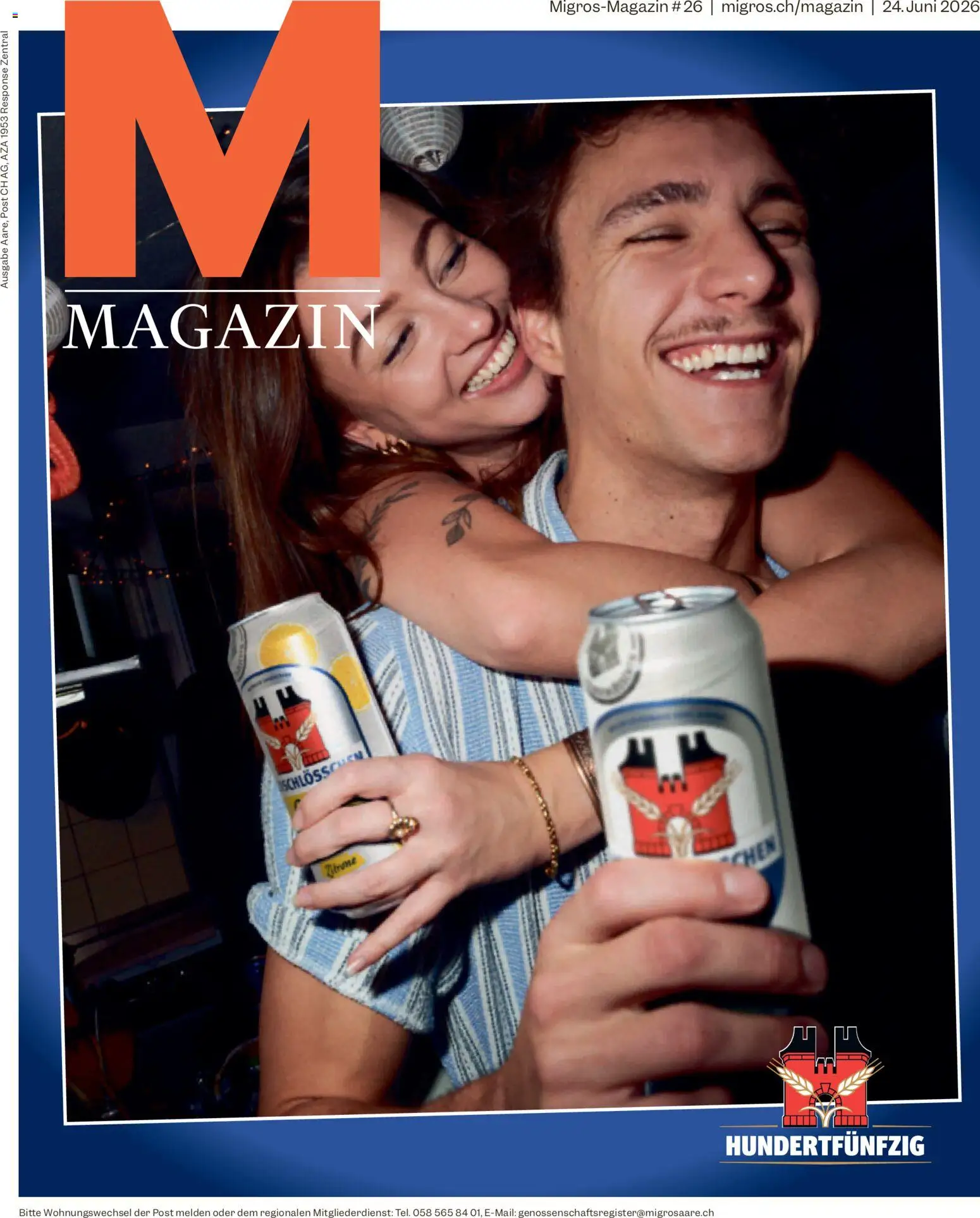 Vorschau des Merkblatts Migros aktionen Magazin vom Shop Migros gültig von 24.06.2026 bis 30.06.2026 - Bier, Zitrone, Magazin