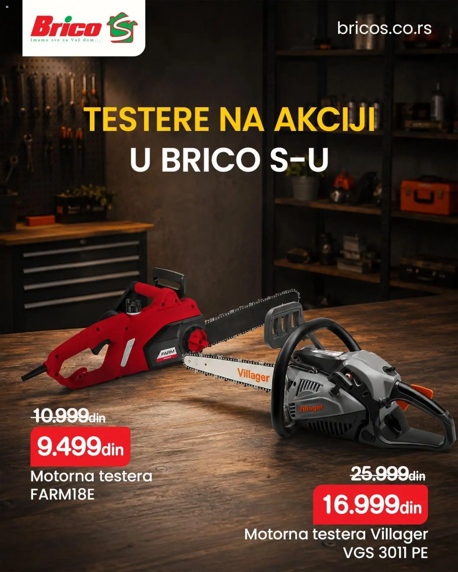 Pregled Brico S kataloga - važi od 20.08.2026