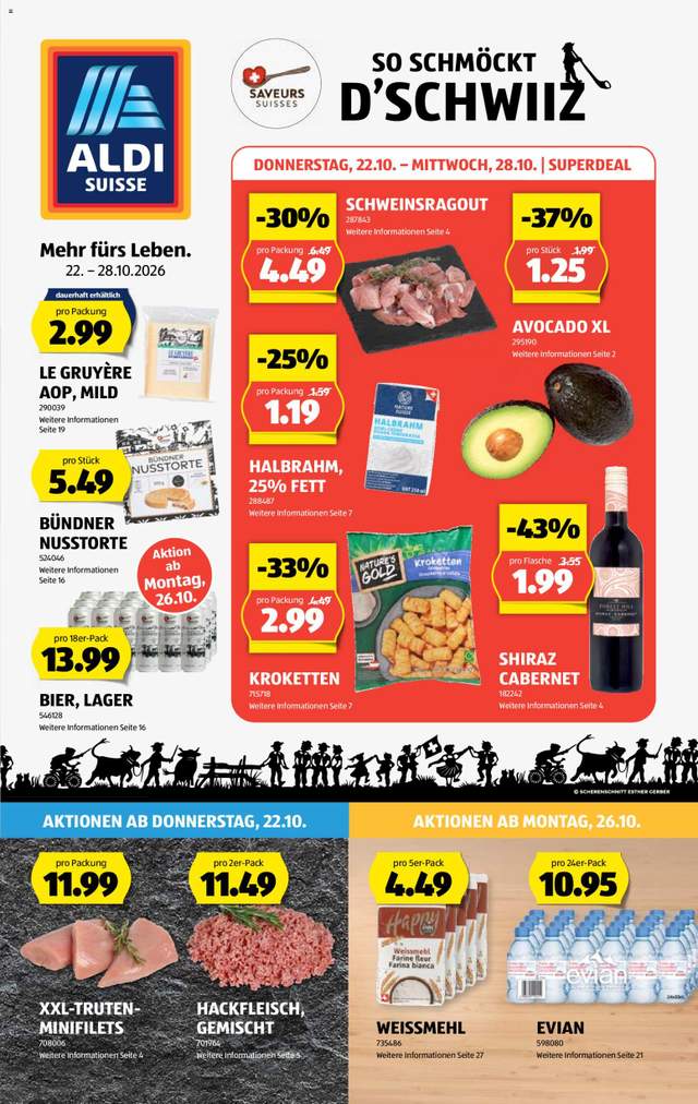 Neue Aldi Aktionen ab 22.10.