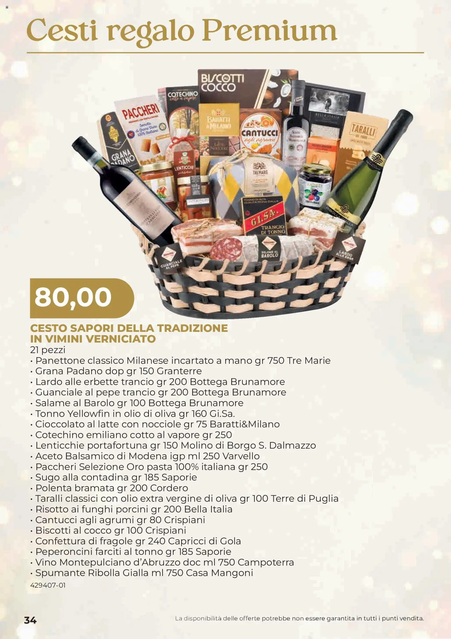 Anteprima dell'opuscolo Sogegross volantino Strenne dal negozio Sogegross valido da 27/10/2026 - Biscotti, Panettone, Latte, Cioccolato, Tonno, Cocco, Sugo, Cesti regalo