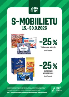 Kaupan S-market S-market - Mobilietu esikatselu, voimassa 15/09/2026