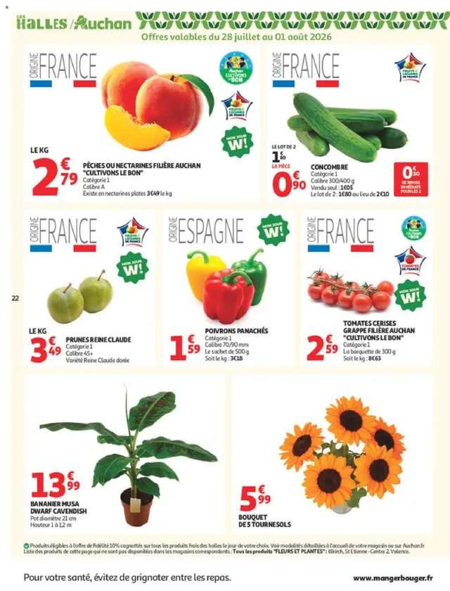 Nouveau catalogue Auchan à partir du 28/07