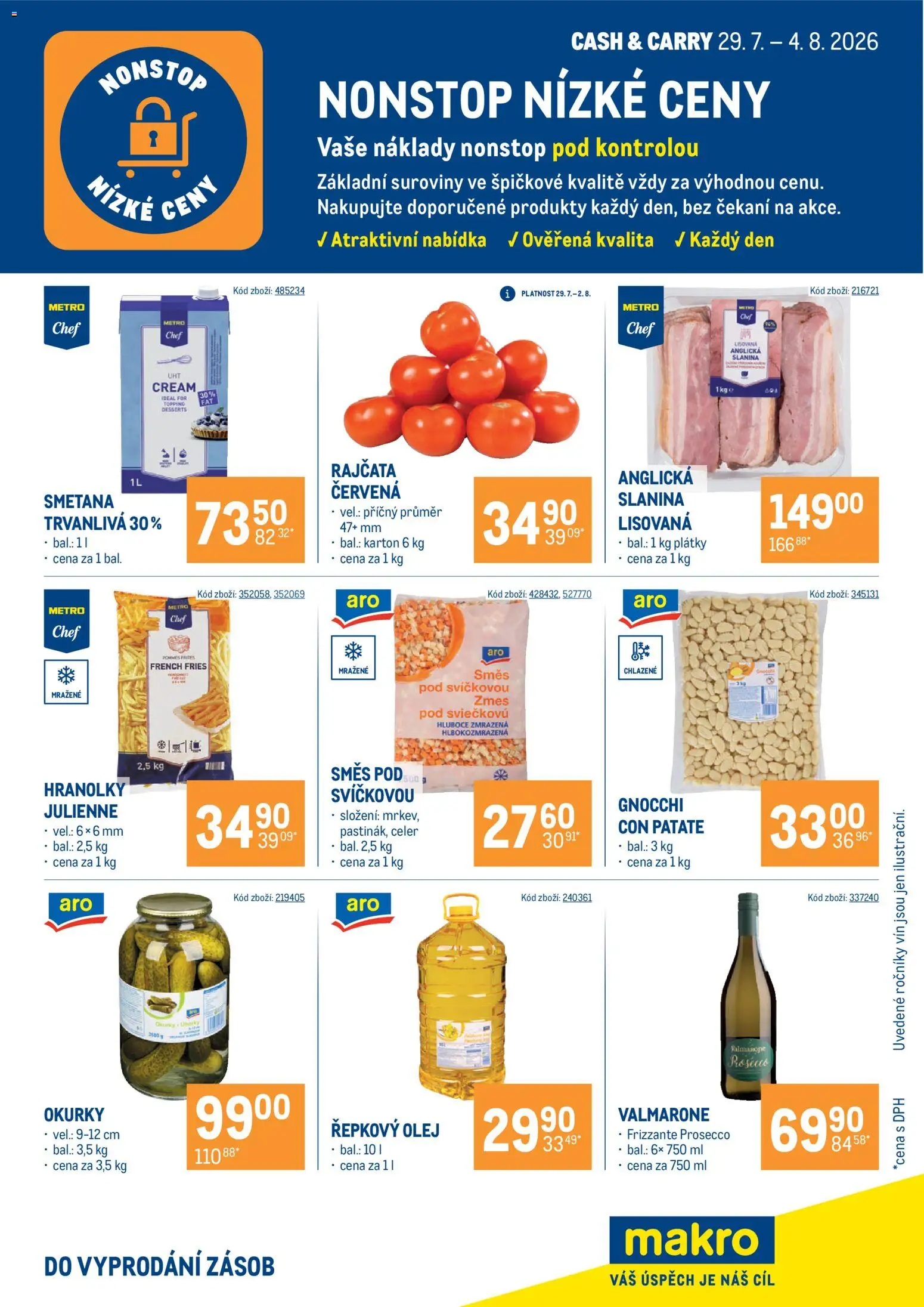 Náhled nabídky: Makro Makro leták - Nonstop nízké ceny platný od 29.07.2026