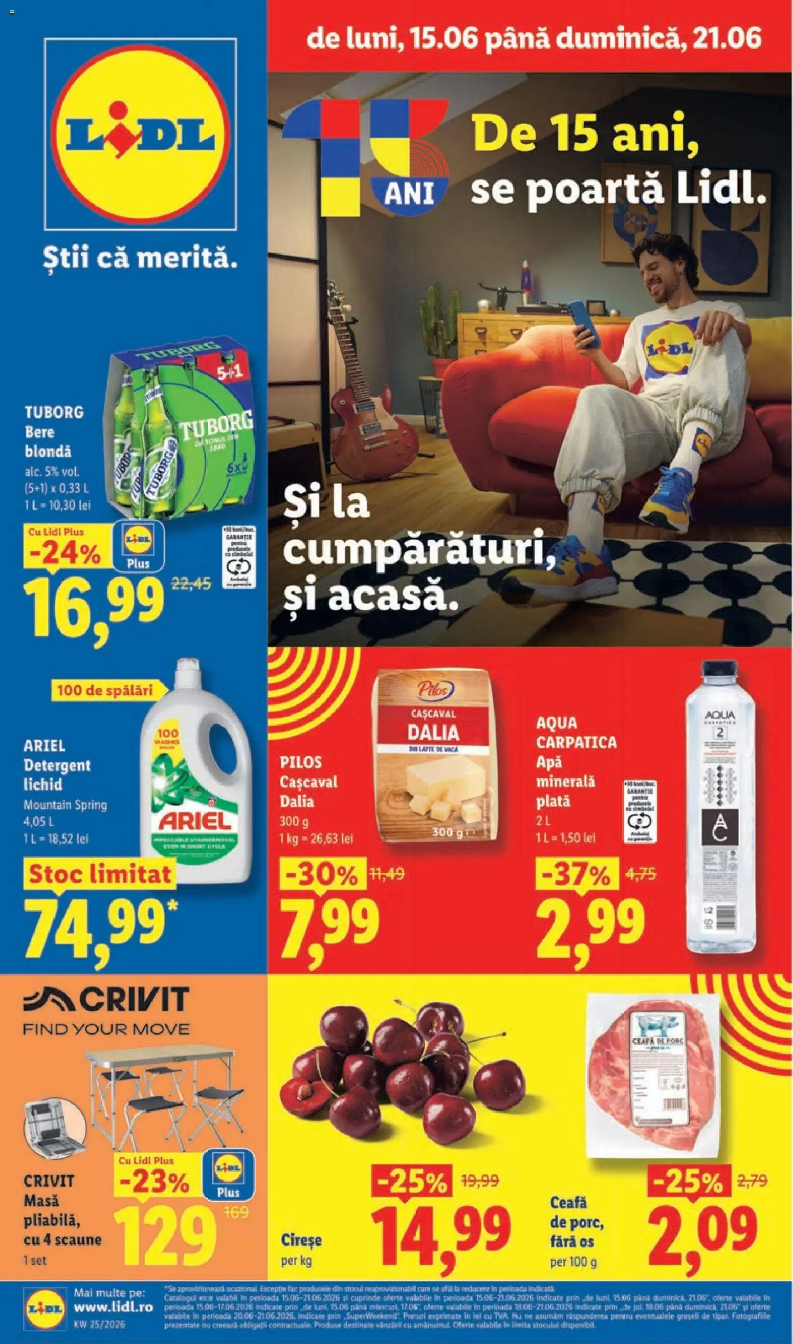 Previzualizarea de cataloage: Lidl Lidl Catalog valabil de la 15.06.2026