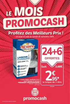 Prévisualisation de Promocash catalogue du magasin Promocash formulaire valide 27/08/2026