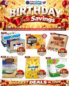 Preview of Take n Pay flyer valid from 14/09/2026