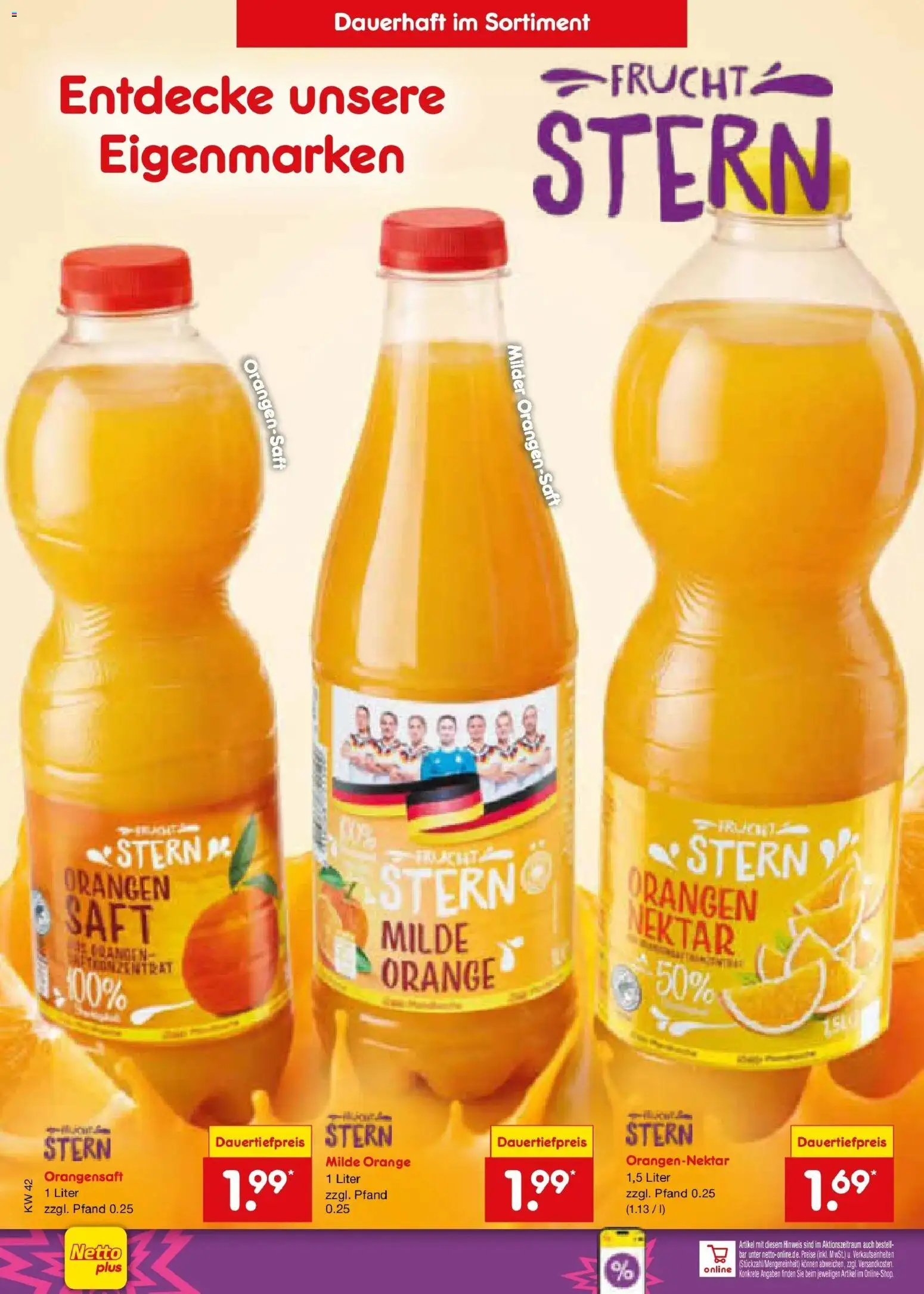 Vorschau von dem Prospekt des Geschäftes Netto Marken-Discount, gültig ab dem 12.10.2026 - Orangensaft, Saft, Orangen