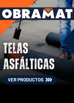 Vista previa Obramat Folleto - Telas asfálticas válido desde el 12/08/2026