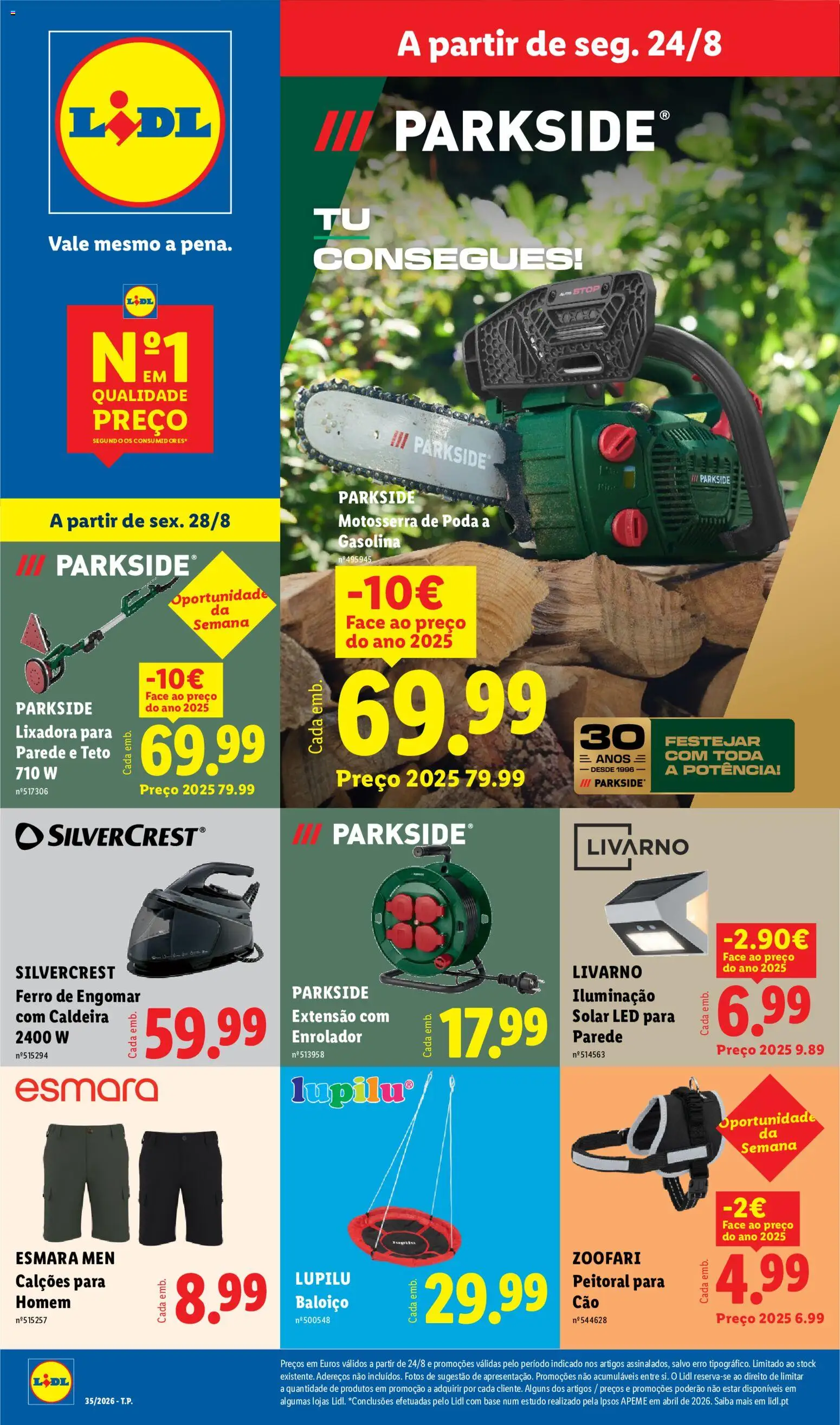 Pré-visualização do folheto da loja Lidl válida a partir de 24/08/2026