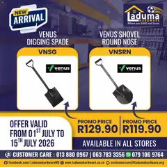 Preview of Laduma Hardware flyer valid from 01/07/2026