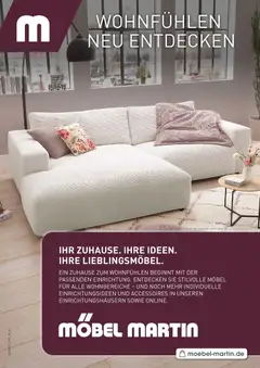 Vorschau von dem Prospekt des Geschäftes Möbel Martin, gültig ab dem 31.08.2026