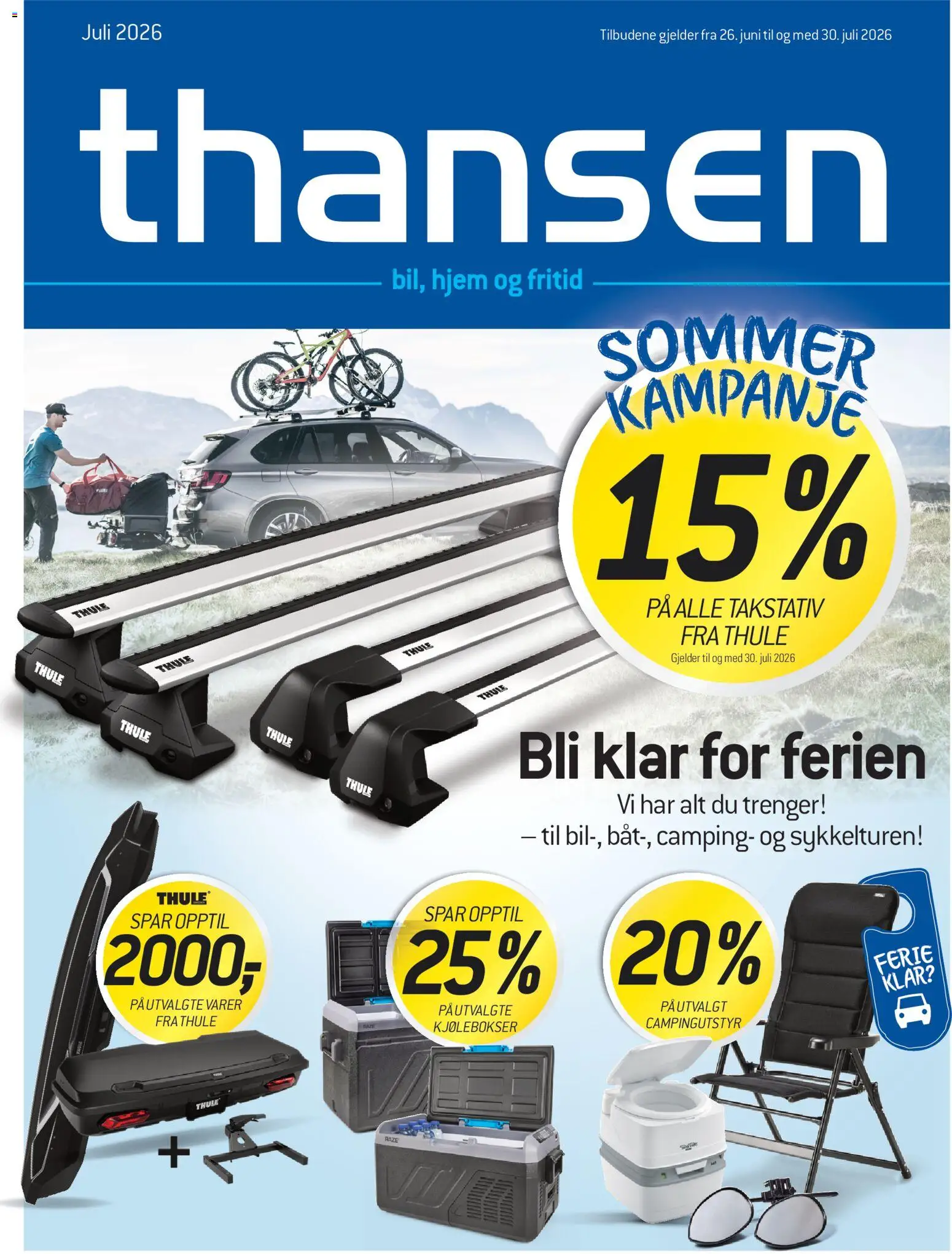 Forhåndsvis THANSEN kundeavis fra butikk THANSEN gyldig fra 26/06/2026