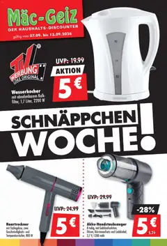 Vorschau von dem Prospekt des Geschäftes Mäc Geiz, gültig ab dem 07.09.2026