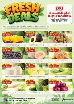 Preview of the catalogue KM Trading fresh deals of store KM Trading valid from 22 Jun, 2026