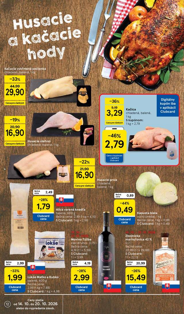 Nový Tesco leták od 14.10.