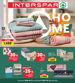 Interspar - Interspar Home katalógus megtekintése, amely érvényes 2026.09.17.-től