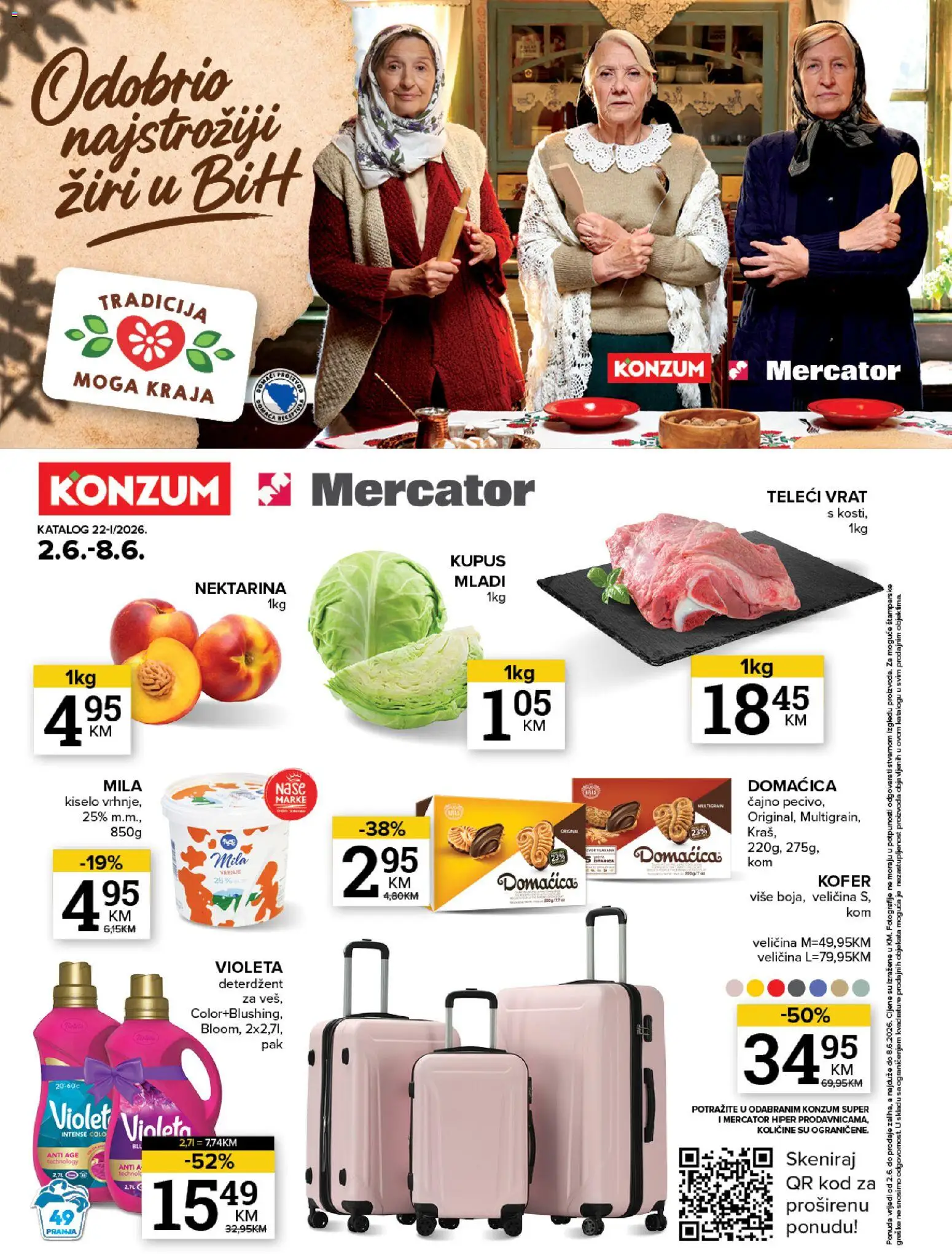 Pregled letka KONZUM - Katalog trgovine KONZUM vrijedi od 02.06.2026