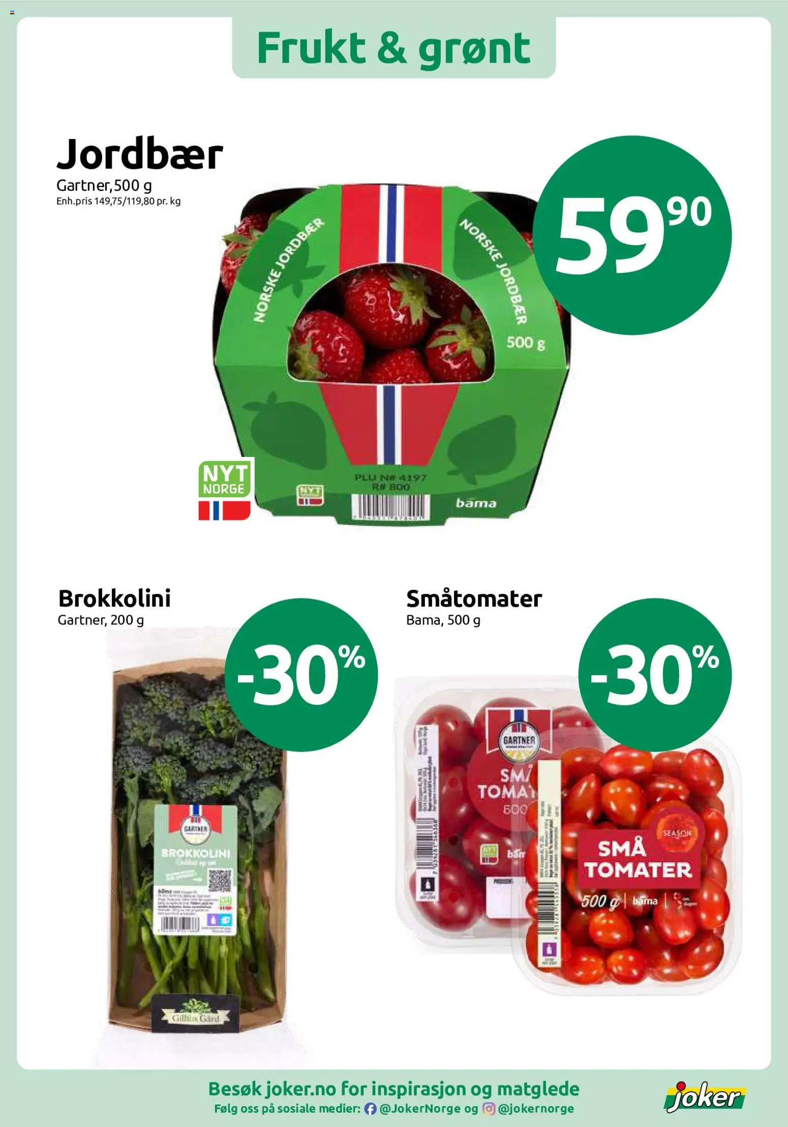 Forhåndsvis Joker kundeavis fra butikk Joker gyldig fra 27/09/2026