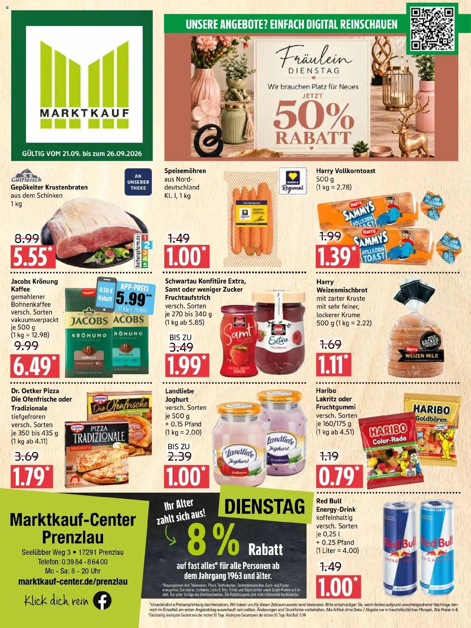 Vorschau von dem Prospekt des Geschäftes Marktkauf, gültig ab dem 21.09.2026