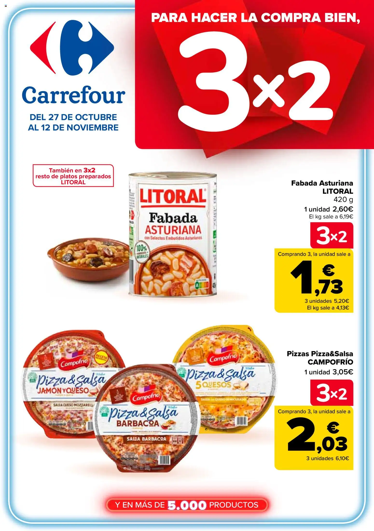 Vista previa del folleto de la tienda Carrefour válido desde el 27/10/2026 