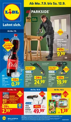 Vorschau von dem Prospekt des Geschäftes Lidl, gültig ab dem 07.09.2026