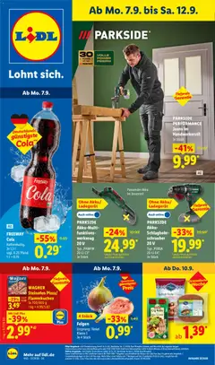 Vorschau von dem Prospekt des Geschäftes Lidl, gültig ab dem 07.09.2026