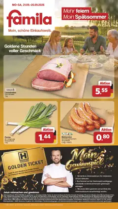 Vorschau von dem Prospekt des Geschäftes Famila Nordwest, gültig ab dem 21.09.2026