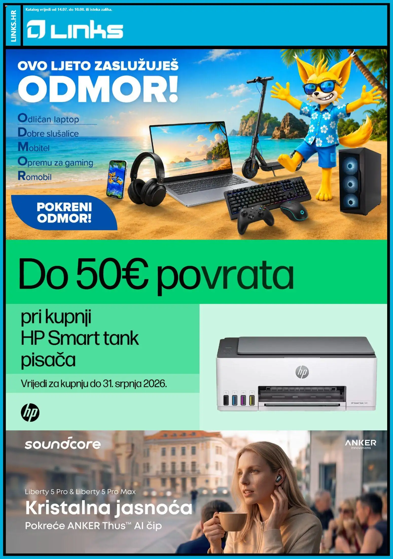 Pregled letka Links Katalog trgovine Links vrijedi od 14.07.2026