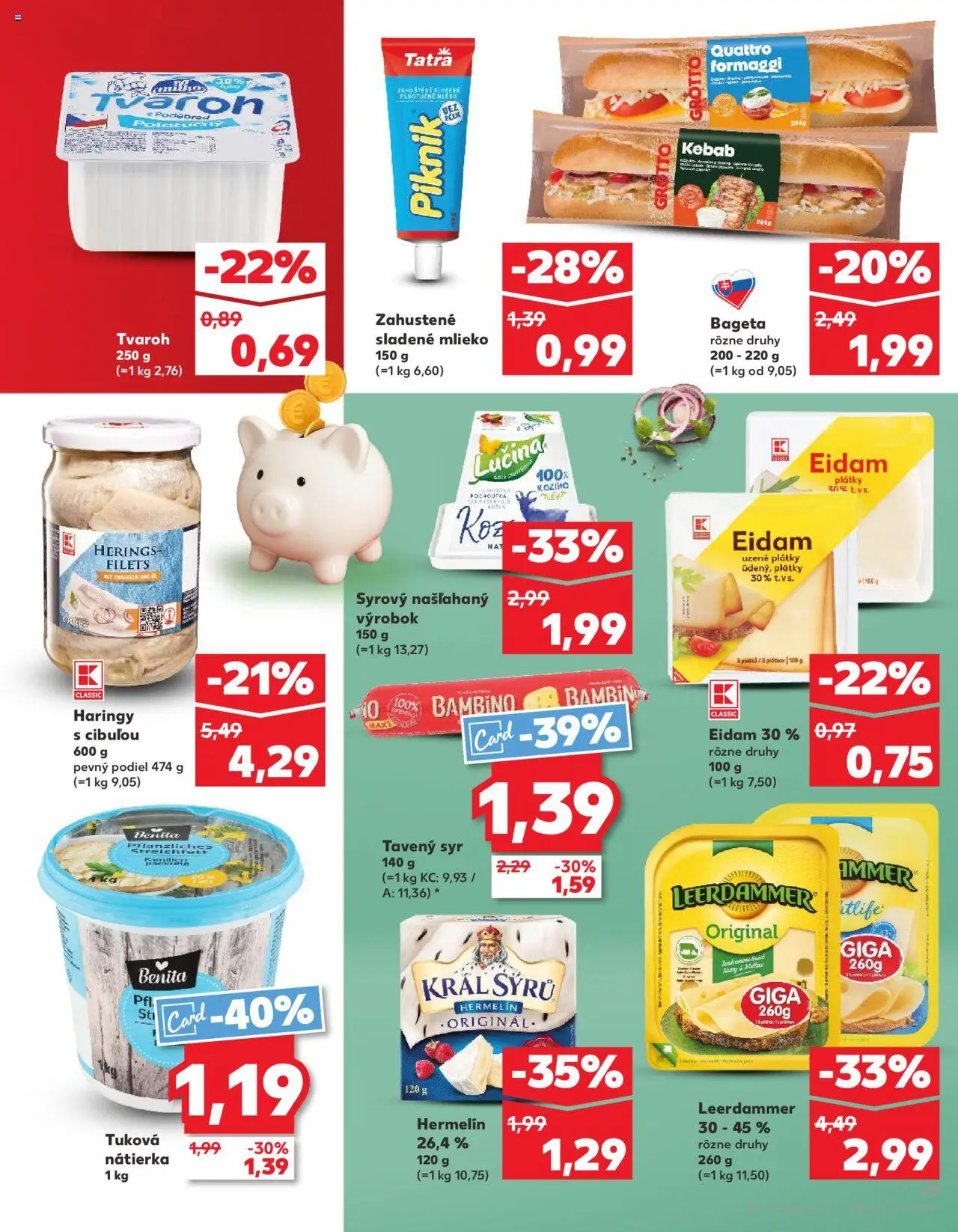 Náhľad Kaufland letáku platného od 16.10.2025 - Syr, Tvaroh, Mlieko, Hermelín, Nátierka, Eidam